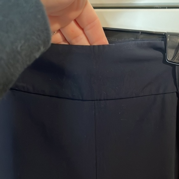 TALBOTS. Size 6. Navy blue. Flat front trouser. Dress pant. Measure 29” waist. - Picture 2 of 8